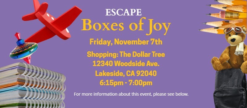 Escape Boxes Of Joy Bulletin