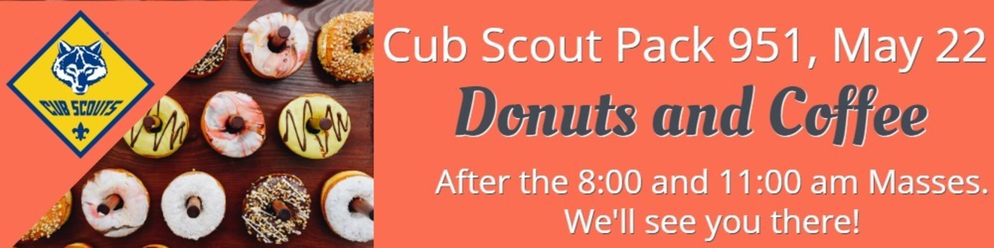 Cub Scout Donuts And Coffee May 22