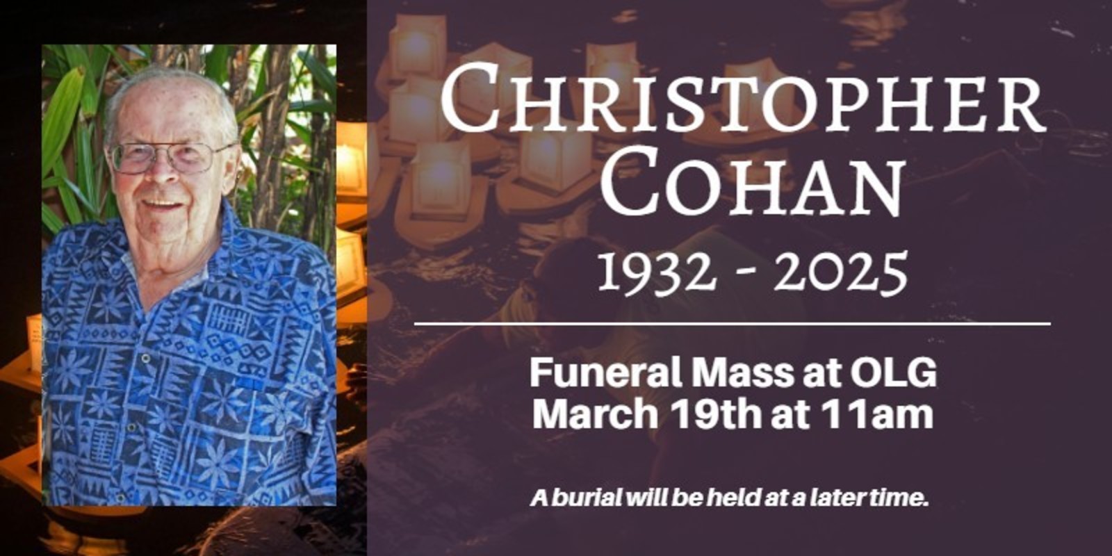 Funeral Notice Christopher