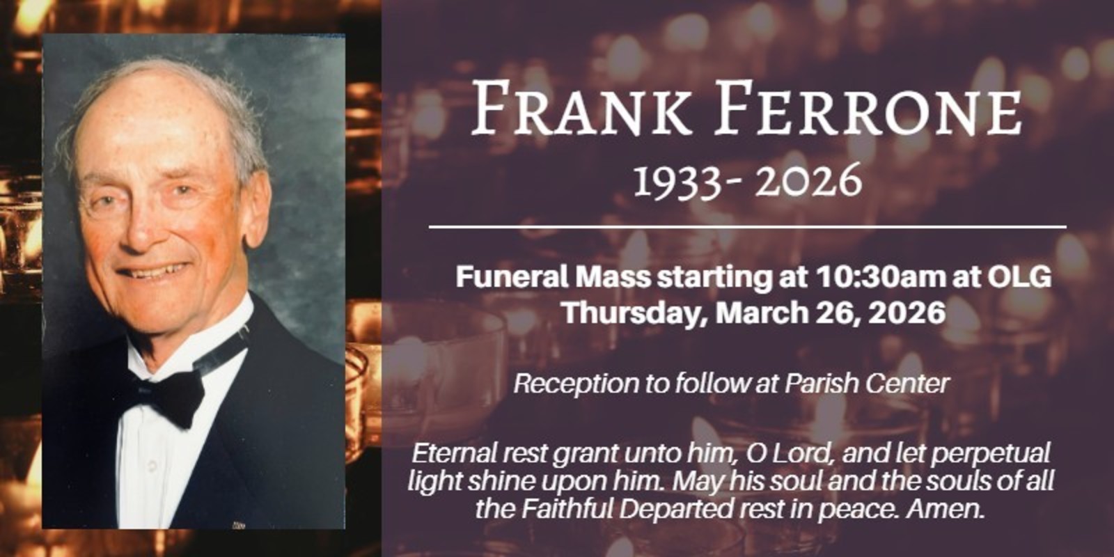 Funeral Notice Ferrone