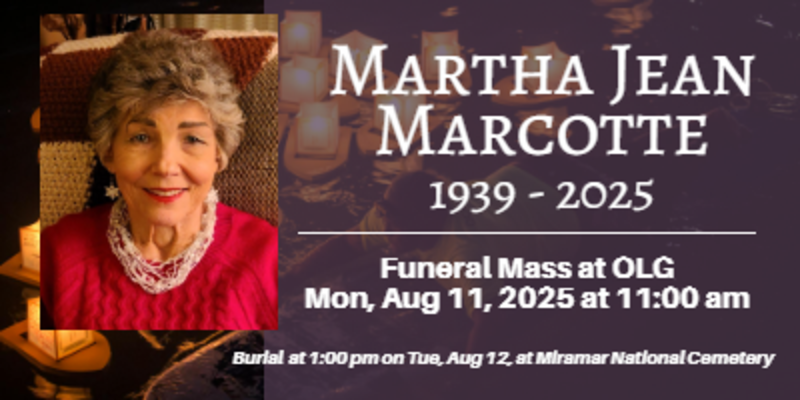 Funeral Notice Martha Jean Marcotte
