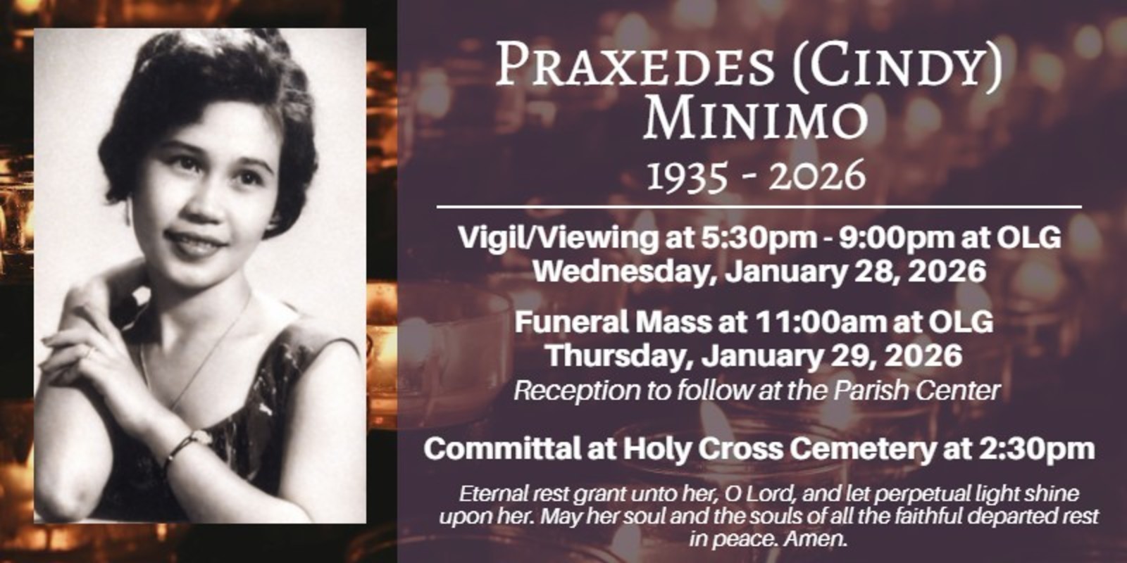 Funeral Notice Minimo