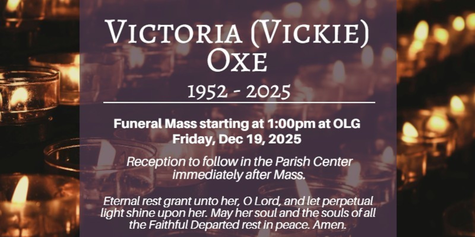 Funeral Notice Oxe