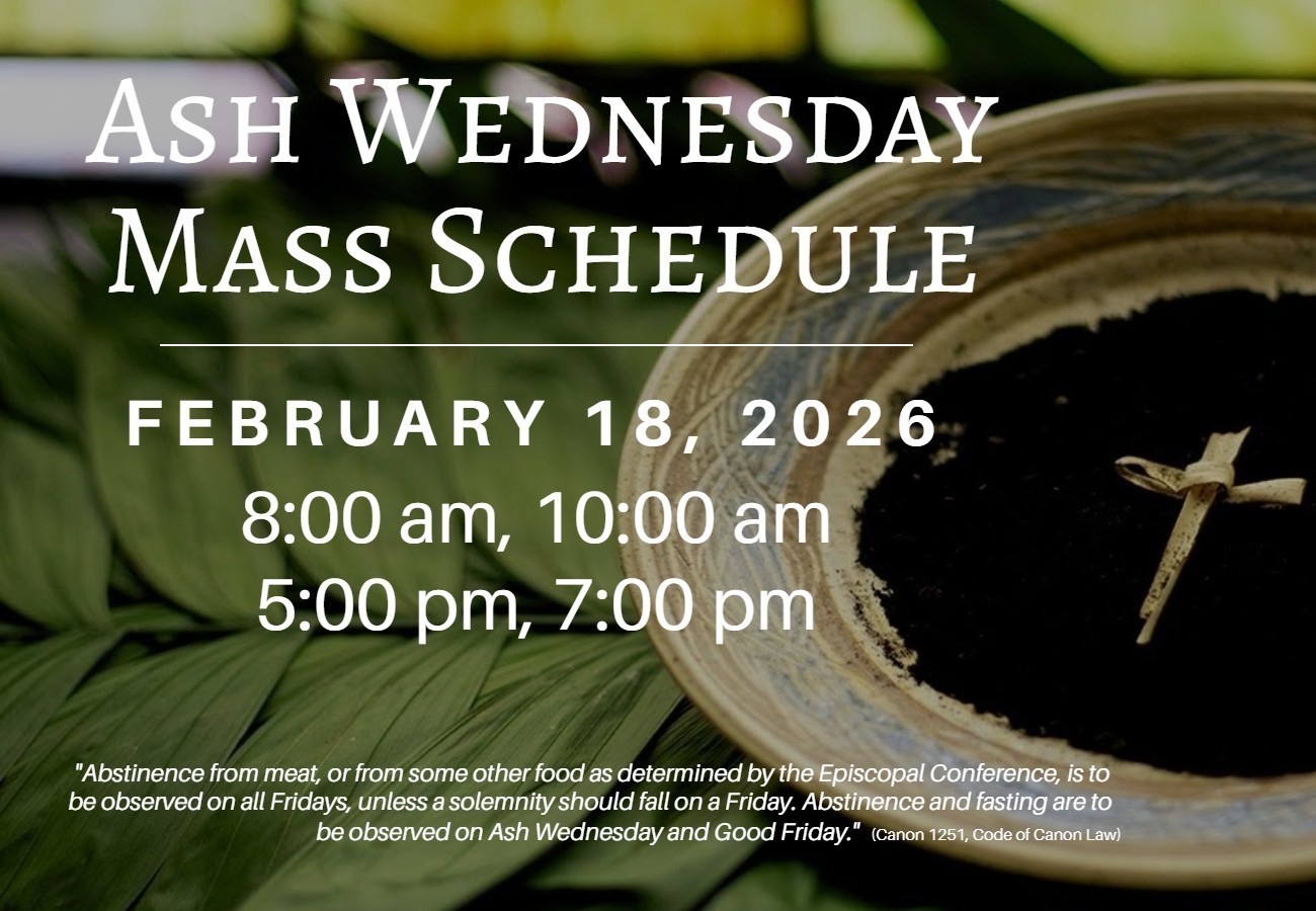 Ash Wednesday 2026