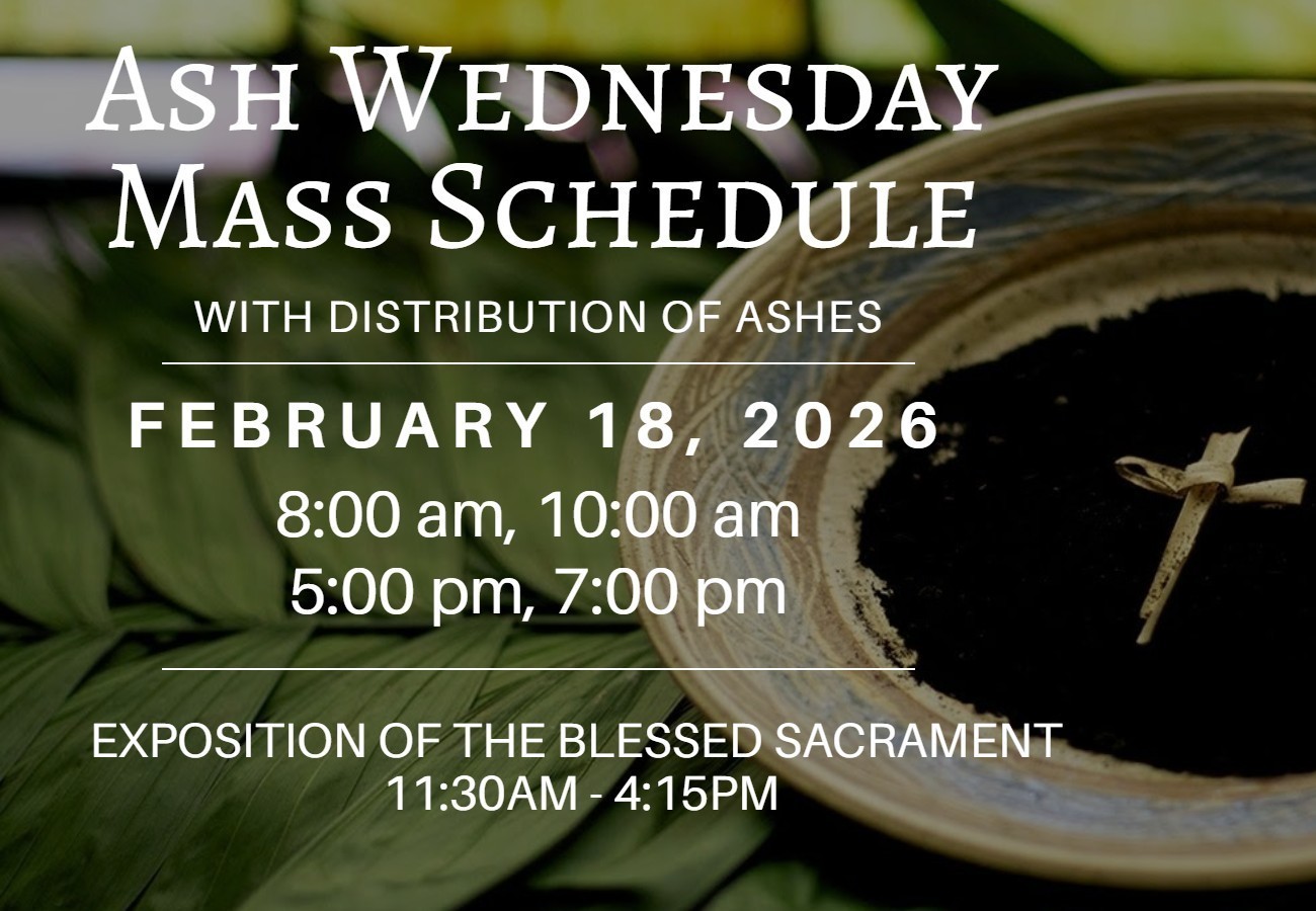 Ash Wednesday 2026