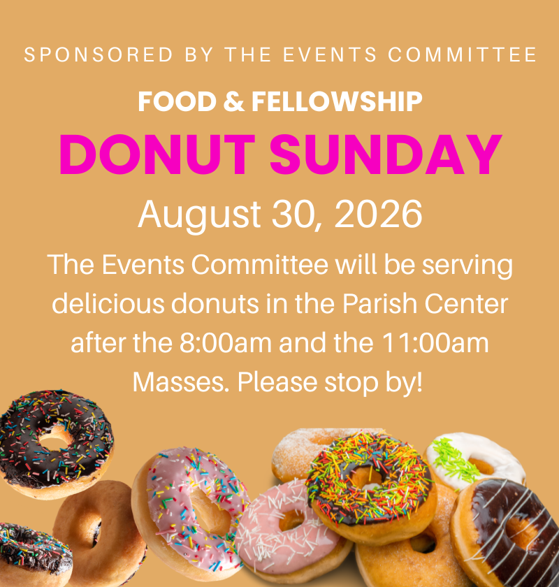 Donut Sunday Aug 2026  Events