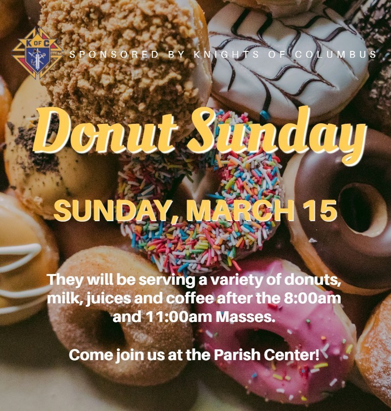 Donut Sunday Knights Mar 2026