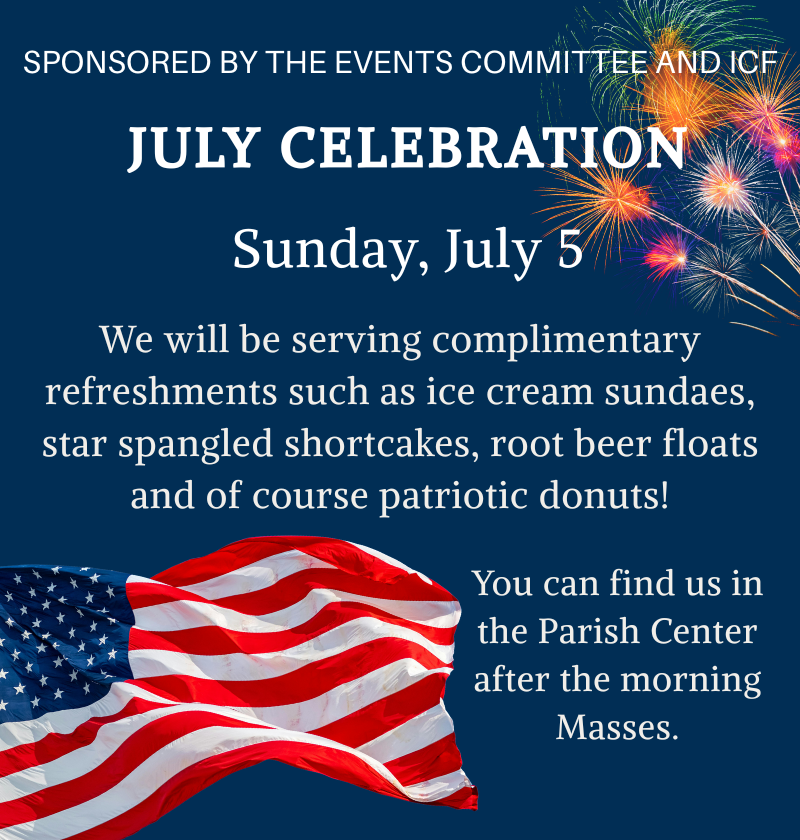 July Celebration Events And Icf   July 2026