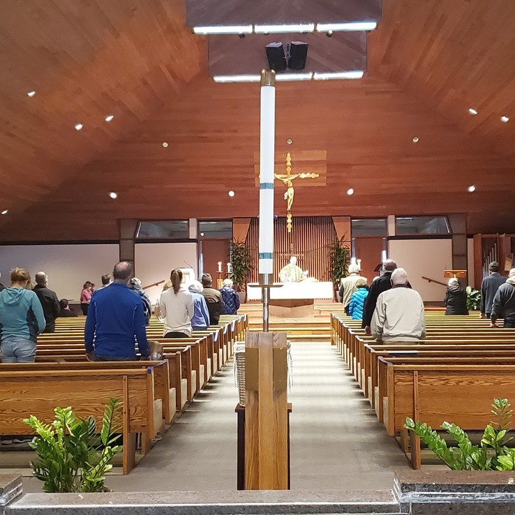 First Mass Back In Church 1 Ken D Cropped