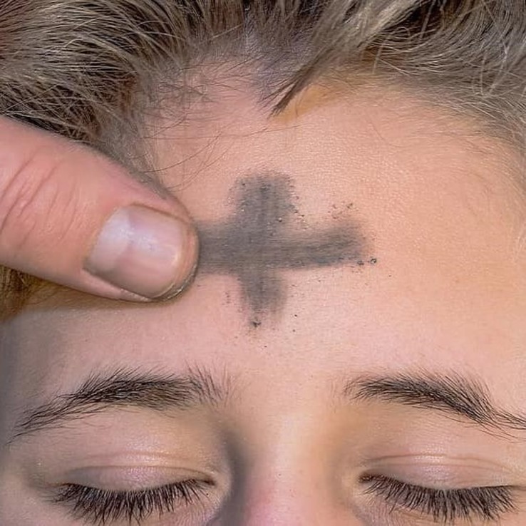 Ash Sign Of The Cross Forehead Sq