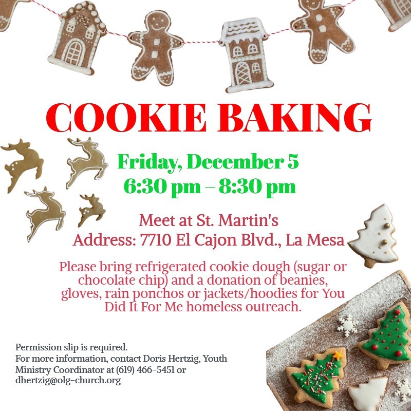 Youth Cookie Baking
