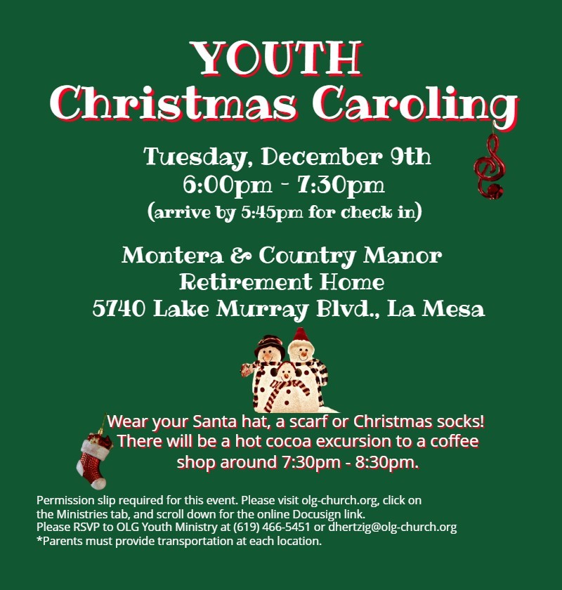 Youth Xmas Caroling